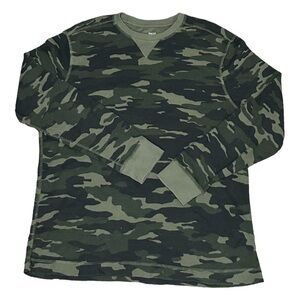 Falls Creek Camouflage Thermal Long Sleeve T-Shirt Size XL